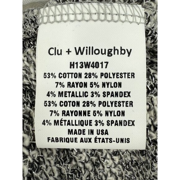 Anthropologie X Clu Willoughby Shimmer Knit Ruffle Hem Bow Back L/S Top - Picture 15 of 16